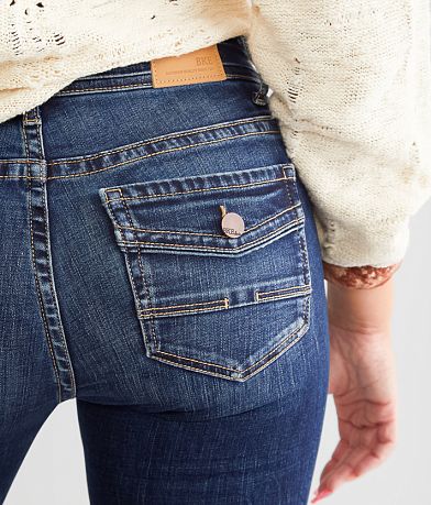BKE Payton Straight Stretch Jean back pocket view