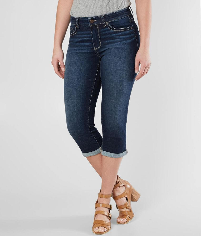 BKE Gabby Stretch Capri Jean front view