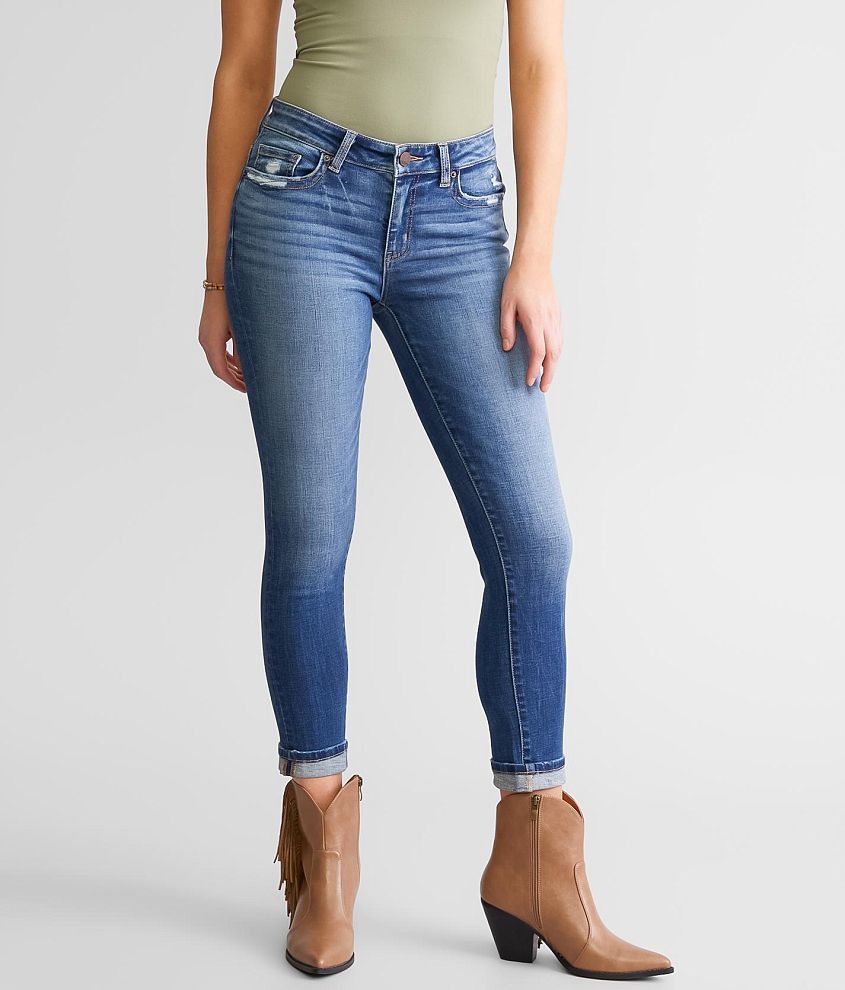 BKE Payton Ankle Skinny Stretch Cuffed Jean front view