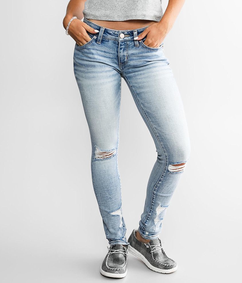 low-rise skinny jeans