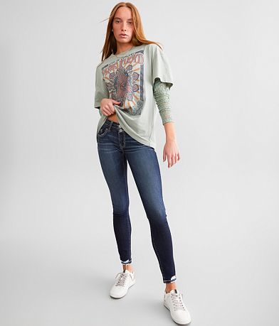 BKE Stella Ankle Skinny Stretch Jean front view