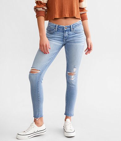 Ripped Jeans For Women and Juniors | Distressed Jean Jeggings | Skinny  Jeans | Medium Wash Denim Pants