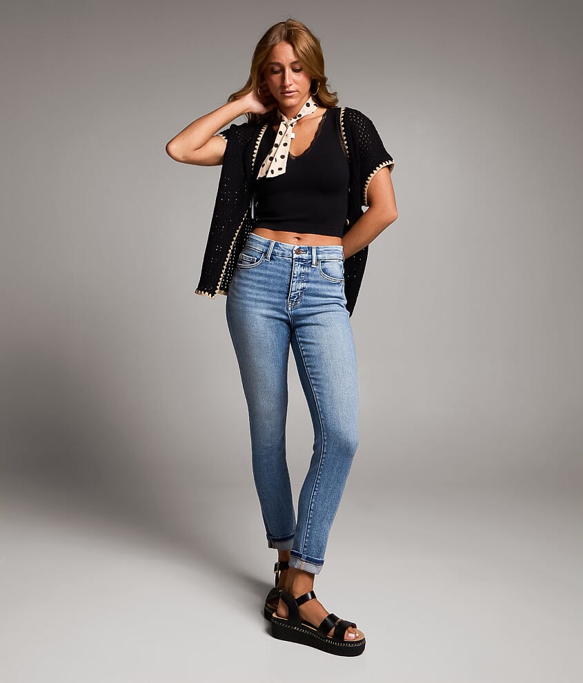 Parker Ankle Skinny Stretch Cuffed Jean
