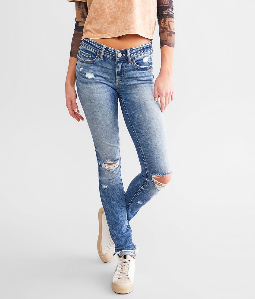 BKE Stella Skinny Stretch Cuffed Jean front view