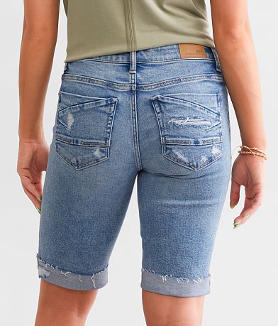 BKE Payton Bermuda Stretch Short back view