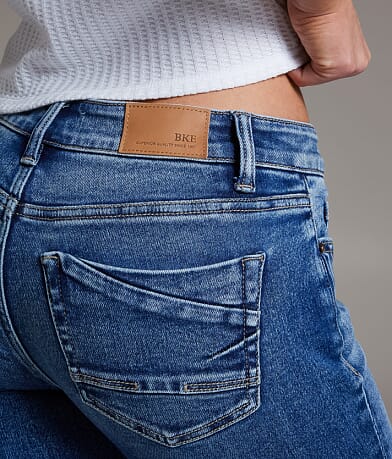 BKE Stella Ankle Skinny Stretch Cuffed Jean BACK_POCKET