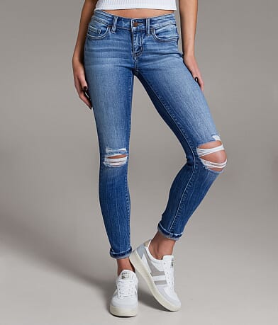 BKE Stella Ankle Skinny Stretch Cuffed Jean front view