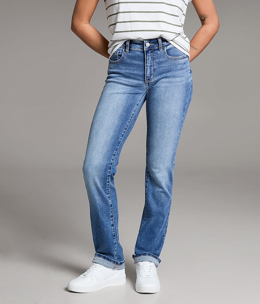 Payton Straight Stretch Cuffed Jean - thumbnail 2