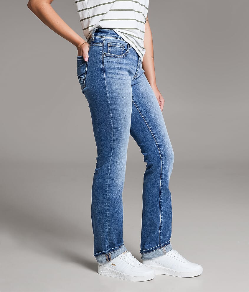 Payton Straight Stretch Cuffed Jean - thumbnail 3