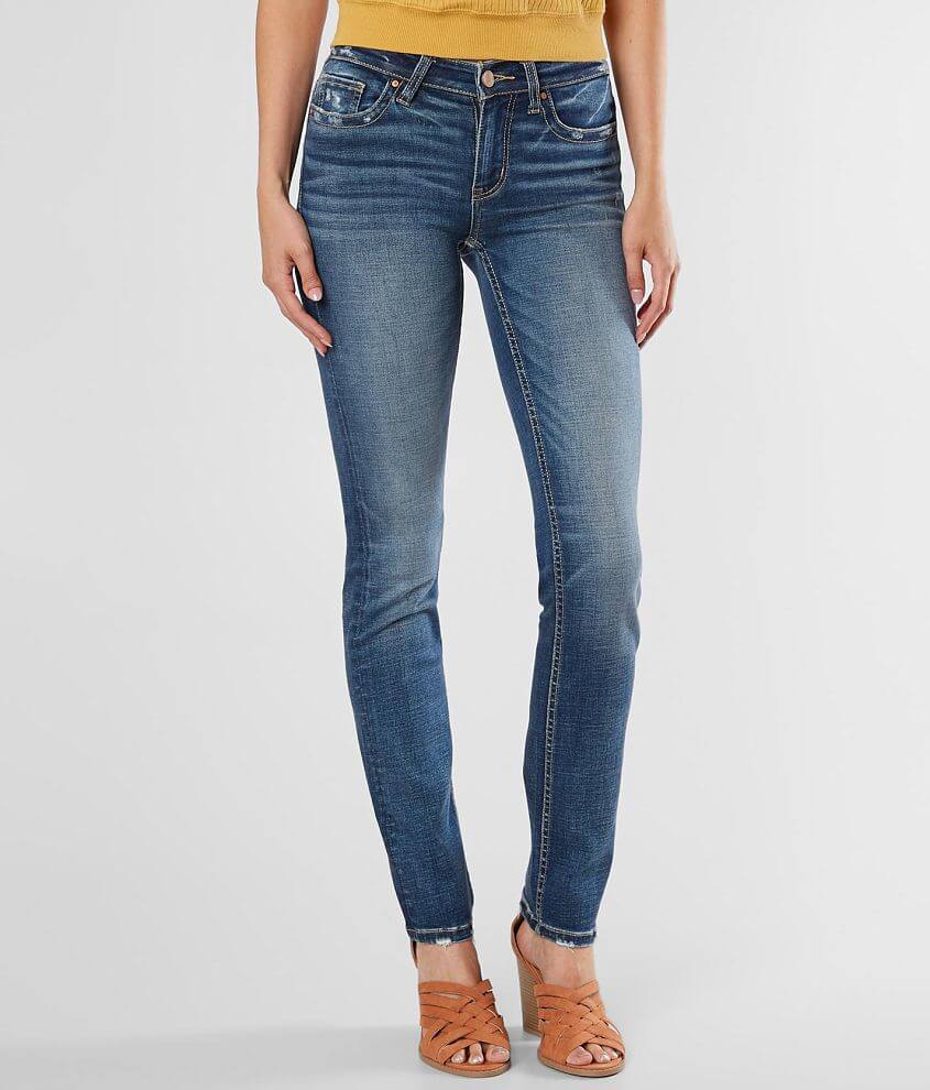 BKE Stella Mid-Rise Straight Stretch Jean