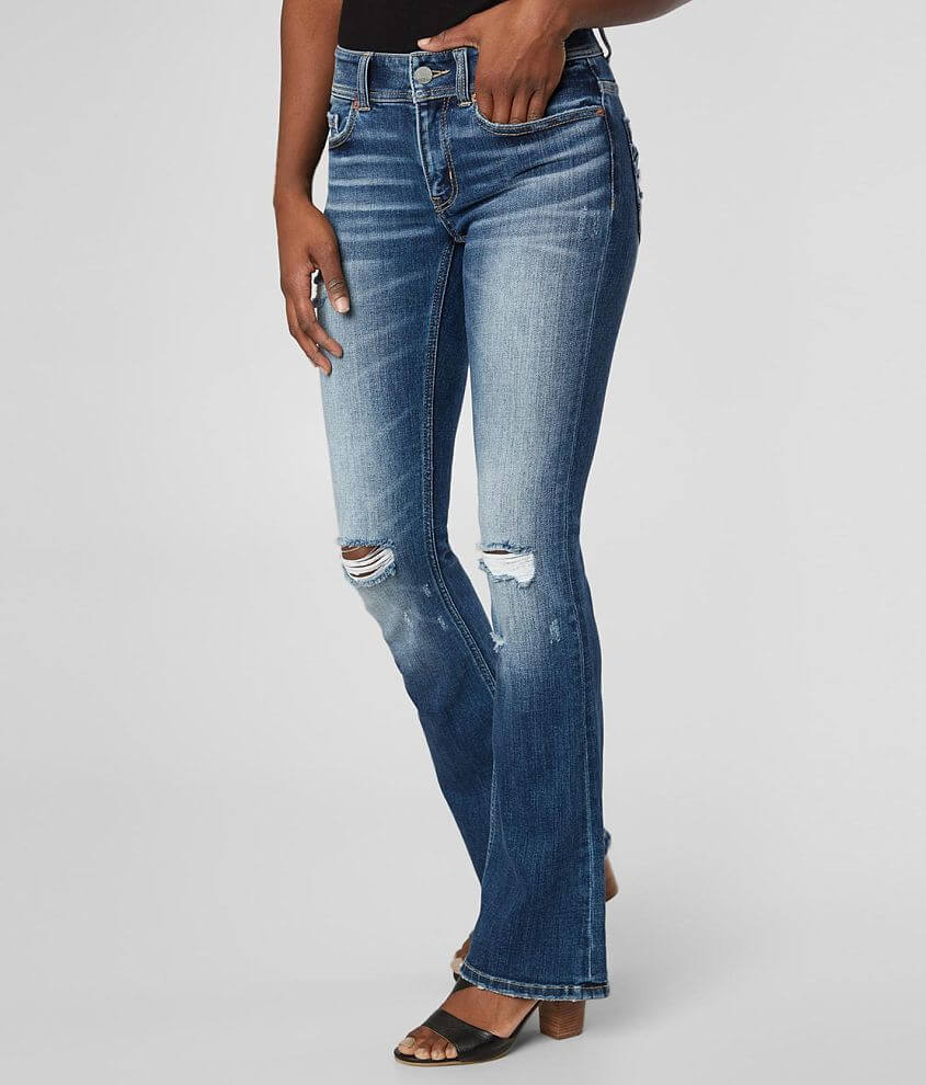 BKE Stella Mid-Rise Boot Stretch Jean front view