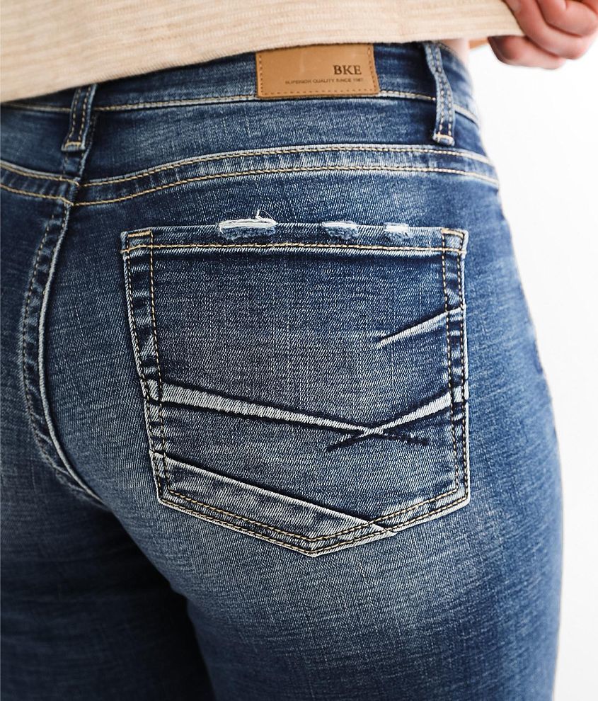 Gabby Cuffed Stretch Capri Jean