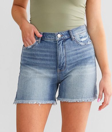 FITZ + EDDI Contrast Stitch Biker Short - Women's Shorts in Black