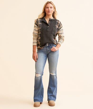 BKE Payton Flare Stretch Jean front view