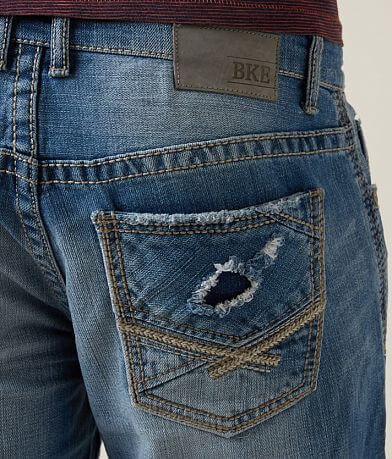 BKE Jake Straight Stretch Jean back pocket view