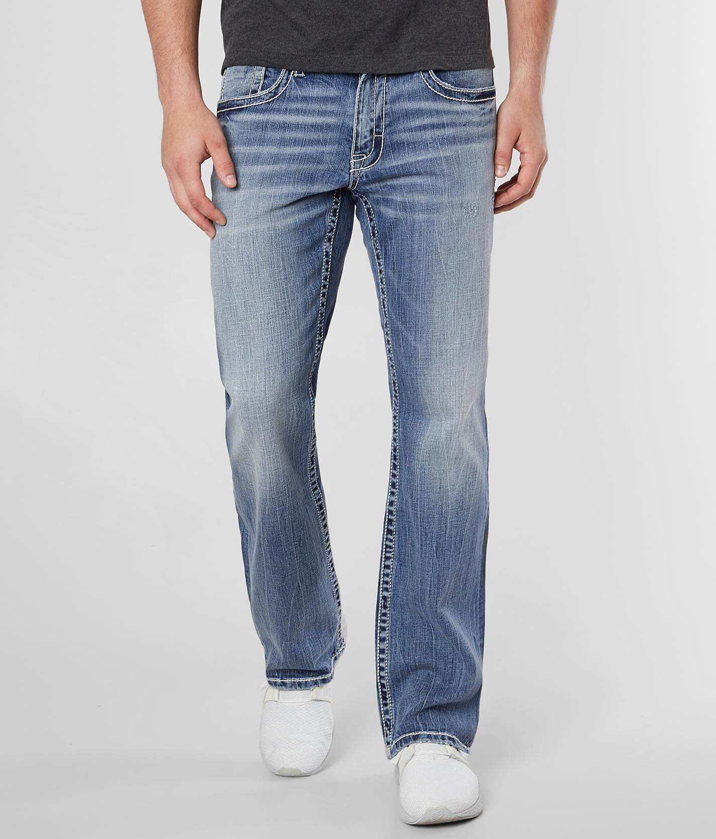 buckle bootcut jeans