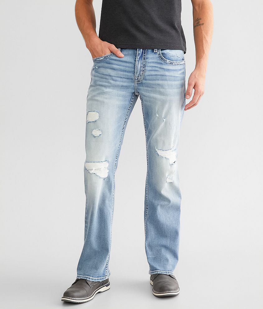 BKE Jake Boot Stretch Jean Men s Jeans in Cliford Buckle