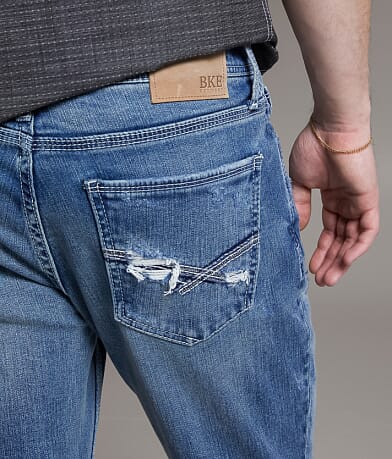 BKE Jake Boot Stretch Jean BACK_POCKET
