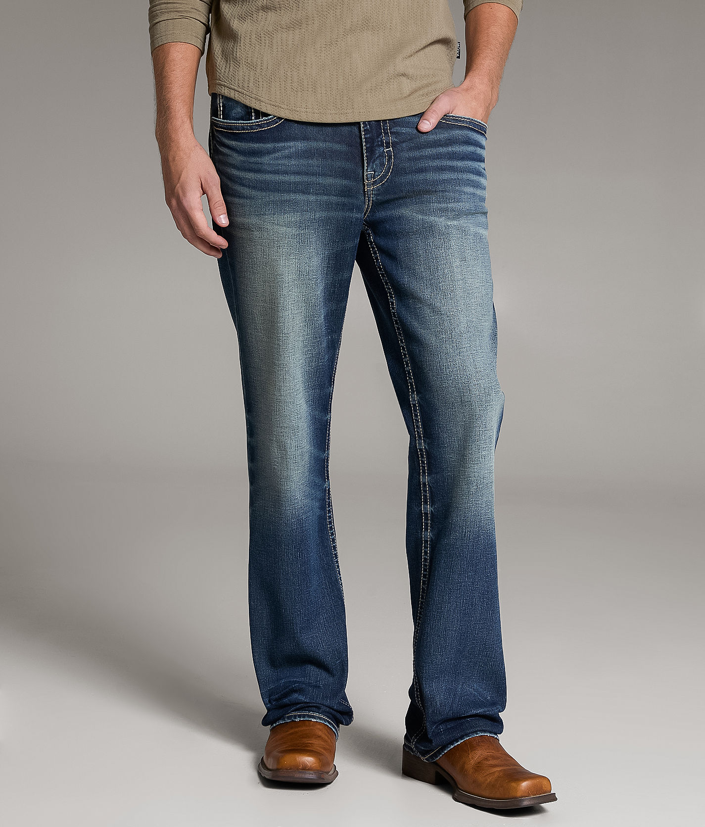 BKE Jake Boot Stretch Jean - Men's Jeans in Brouhaha | Buckle