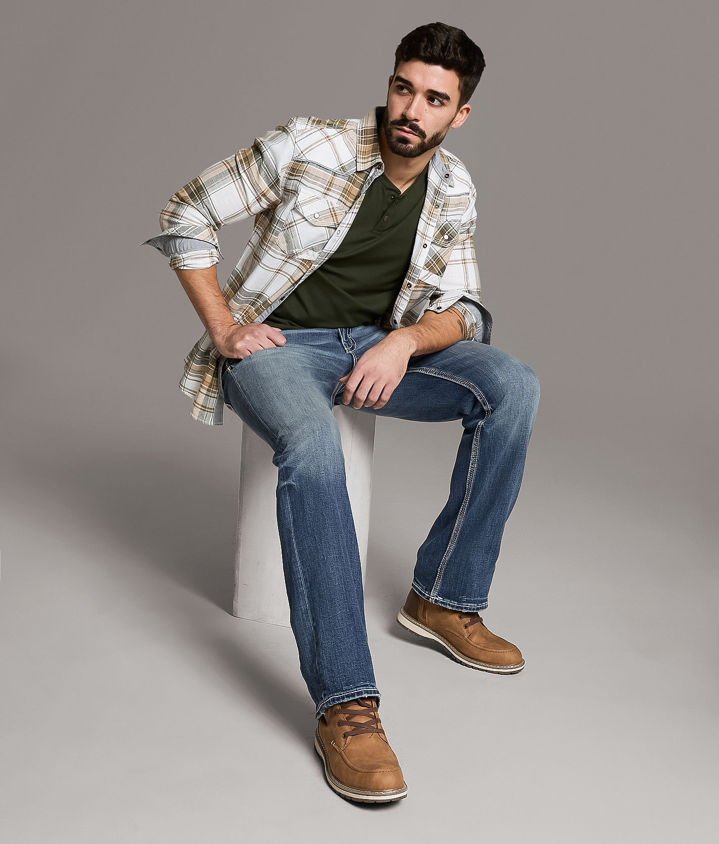 BKE Jake Boot Stretch Jean - Men's Jeans in Timothy | Buckle