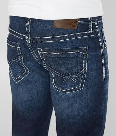 BKE Jake Straight Stretch Jean back pocket view