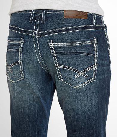 BKE Jake Straight Stretch Jean back pocket view