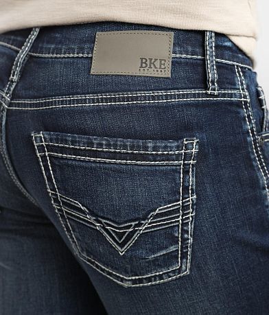 BKE Jake Straight Stretch Jean back pocket view