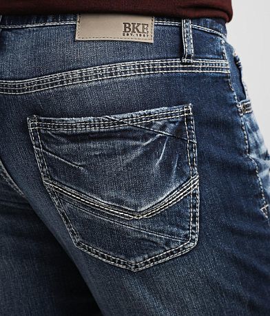 BKE Jake Straight Stretch Jean back pocket view