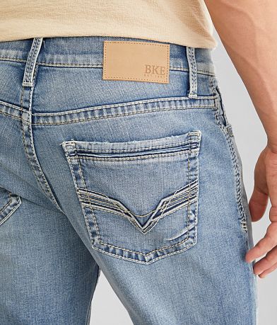BKE Jake Straight Stretch Jean back pocket view