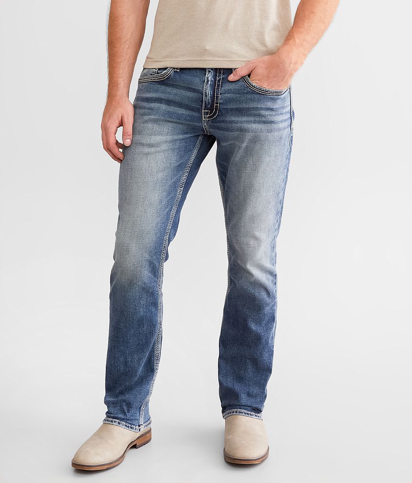 BKE Jake Straight Stretch Jean - Men's Jeans in Sawmill | Buckle