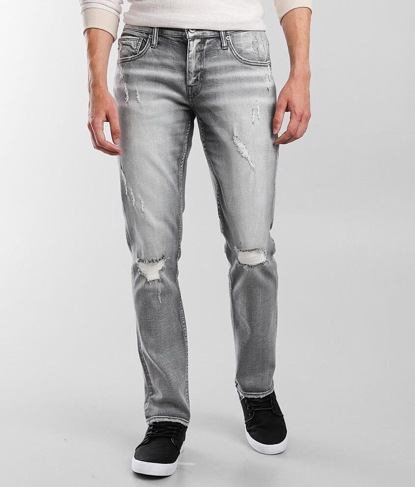 BKE Mason Taper Stretch Jean - Men's Jeans Washed Grey | Buckle