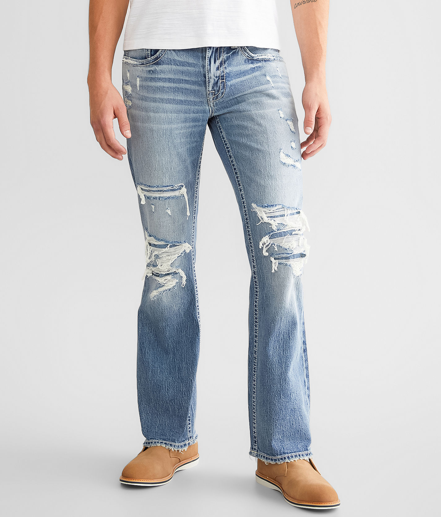 BKE Aiden Boot Stretch Jean - Men's Jeans in Riffel | Buckle