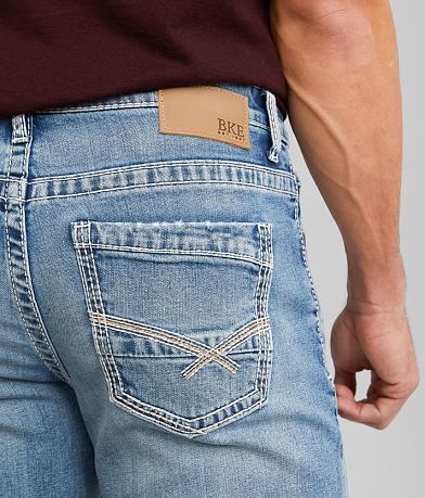 BKE Henry Straight Stretch Jean back pocket view