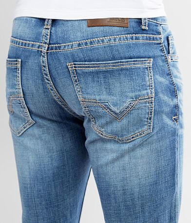 BKE Alec Straight Stretch Jean back pocket view