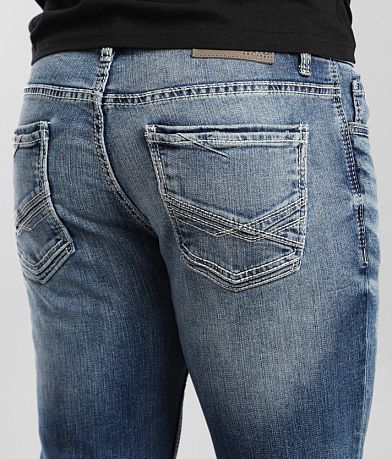 BKE Alec Straight Stretch Jean back pocket view