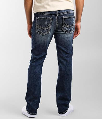BKE Alec Straight Stretch Jean back view