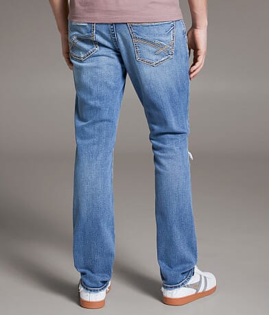 BKE Alec Straight Stretch Jean back view