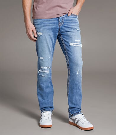 BKE Alec Straight Stretch Jean full left side view