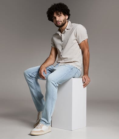 BKE Alec Straight Stretch Jean front view
