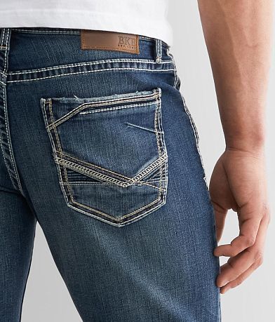 BKE Jake Boot Stretch Jean back pocket view