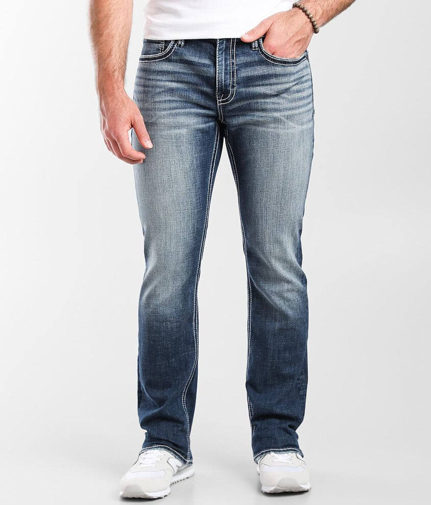 BKE Jake Straight Stretch Jean - Men's Jeans in Burger | Buckle