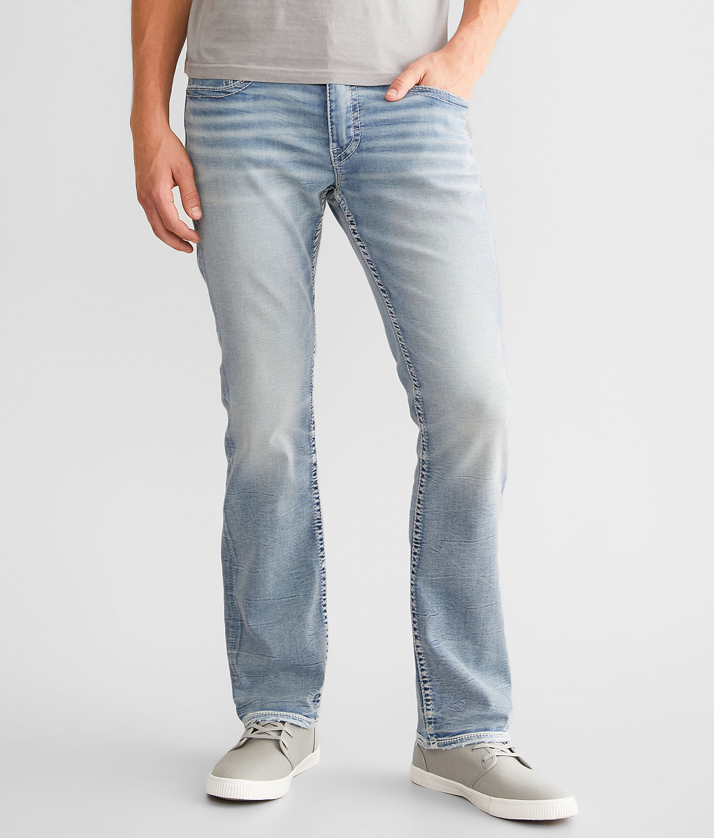 Bke Aiden Bke Mens Jeans Sale BKE Jake Straight Stretch Jean Men's Jeans In Castle Buckle