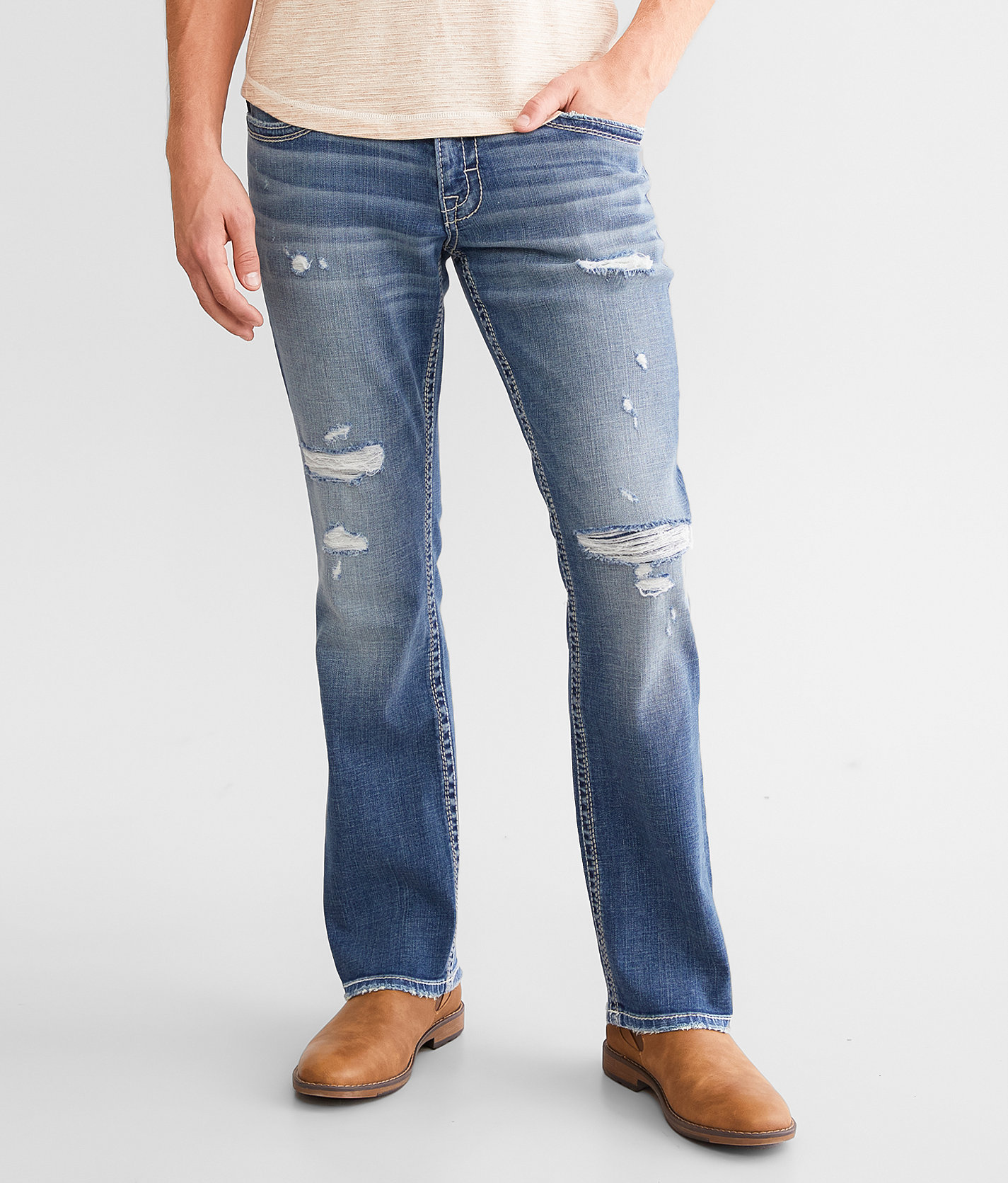 BKE Jake Straight Stretch Jean - Men's Jeans In Louie | Buckle