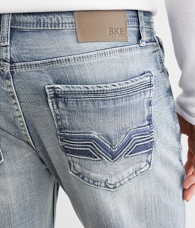 BKE Jake Straight Stretch Jean back pocket view