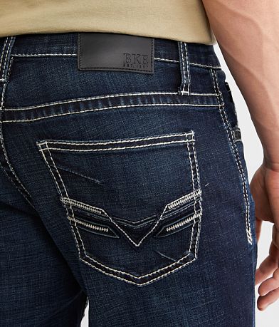 BKE Jake Straight Stretch Jean back pocket view