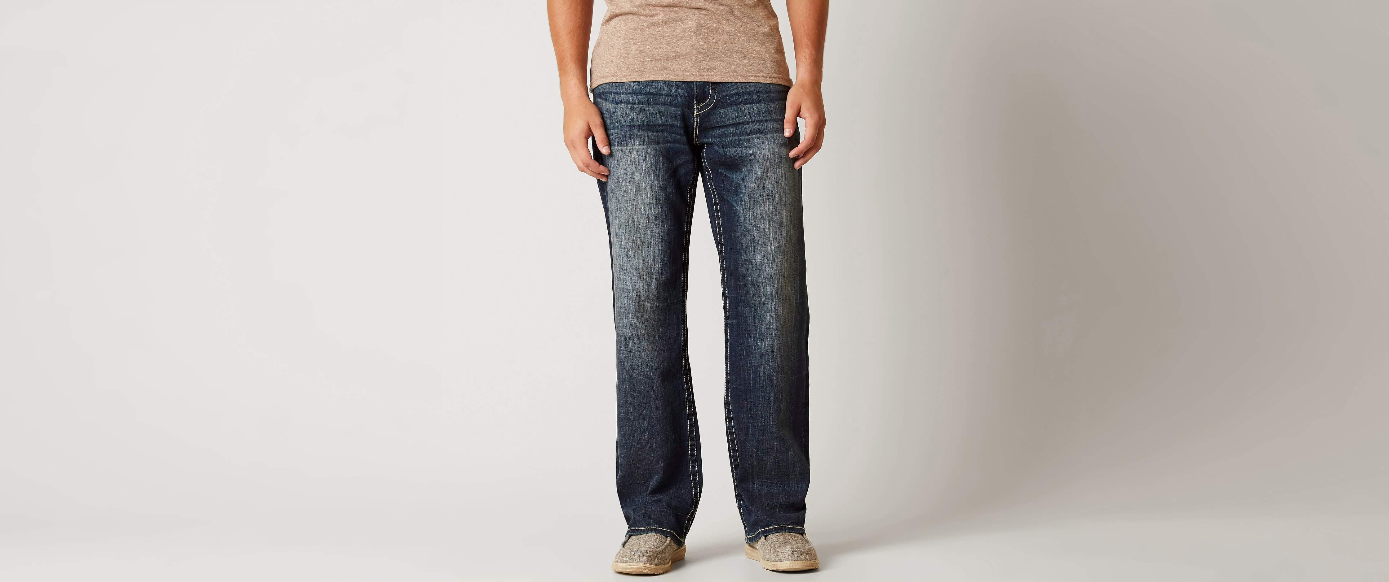 mens buckle jeans