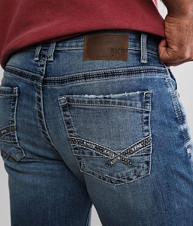 BKE Tyler Stretch Jean back pocket view