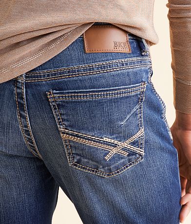BKE Tyler Stretch Jean back pocket view