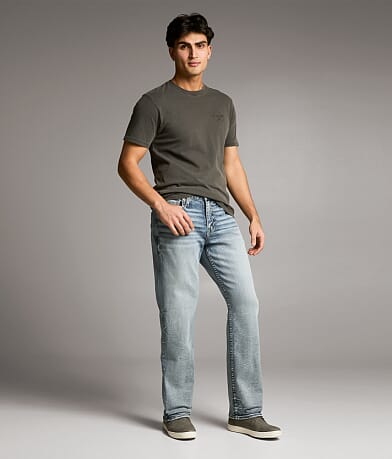 Jeans Para Hombre Eurex By Brax Jonas - Denim Coolmax, Talla 28/34, Corte Recto, Cintura Elástica