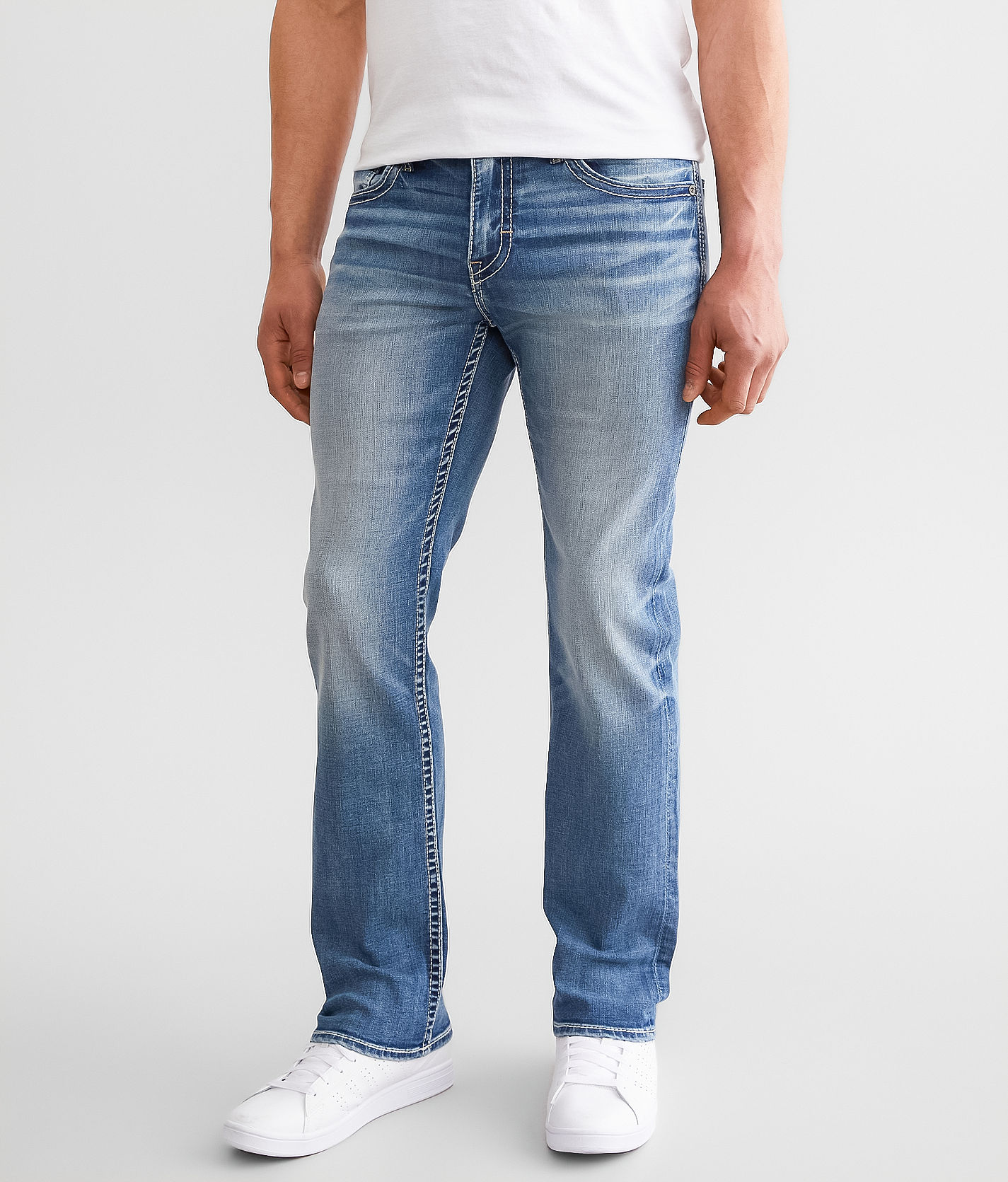 Bke Aiden Bke Mens Jeans Sale BKE Jake Straight Stretch Jean Men's Jeans In Castle Buckle